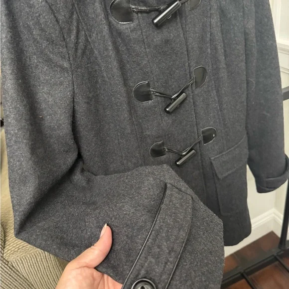 Gray Toggle Coat - Picture 4 of 8